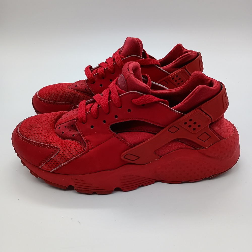 Nike Air Huarache Run GS Red Sneakers Youth Size 5.5Y - Picture 3 of 7